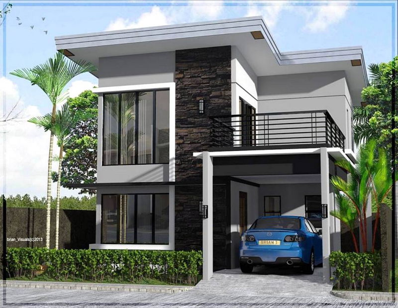 Rumah dengan atap Datar