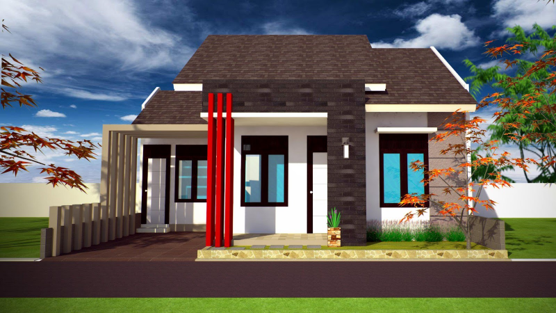 Desain Rumah Depan Modern Minimalis