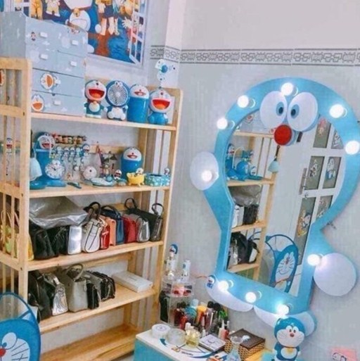Desain Meja Rias tema Doraemon
