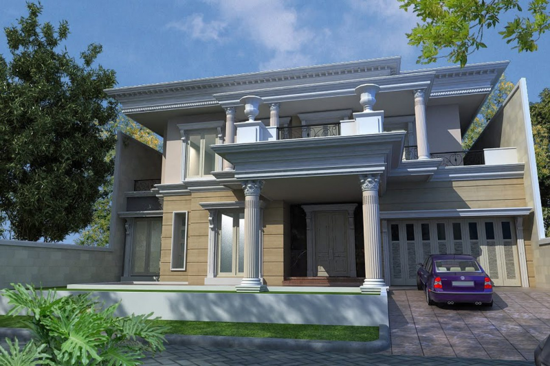Contoh Desain Rumah Eropa Sederhana