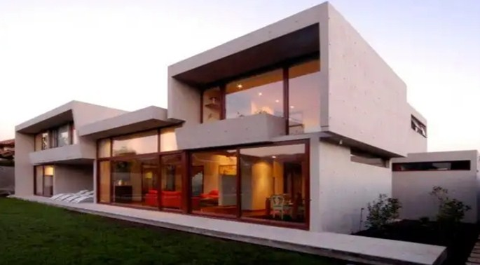 Desain Rumah Eropa 2 lantai