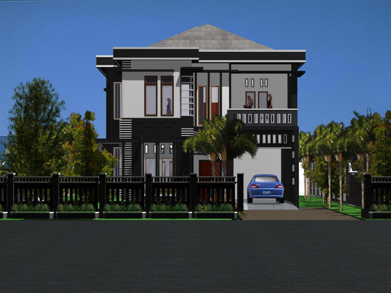 Gambar Desain Rumah Eropa Sederhana