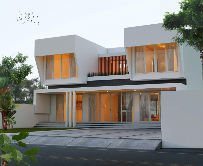 Konsep Desain Rumah Eropa Sederhana