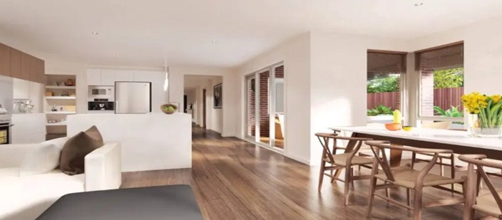 Hunian dengan desain rumah modern khusus keluarga