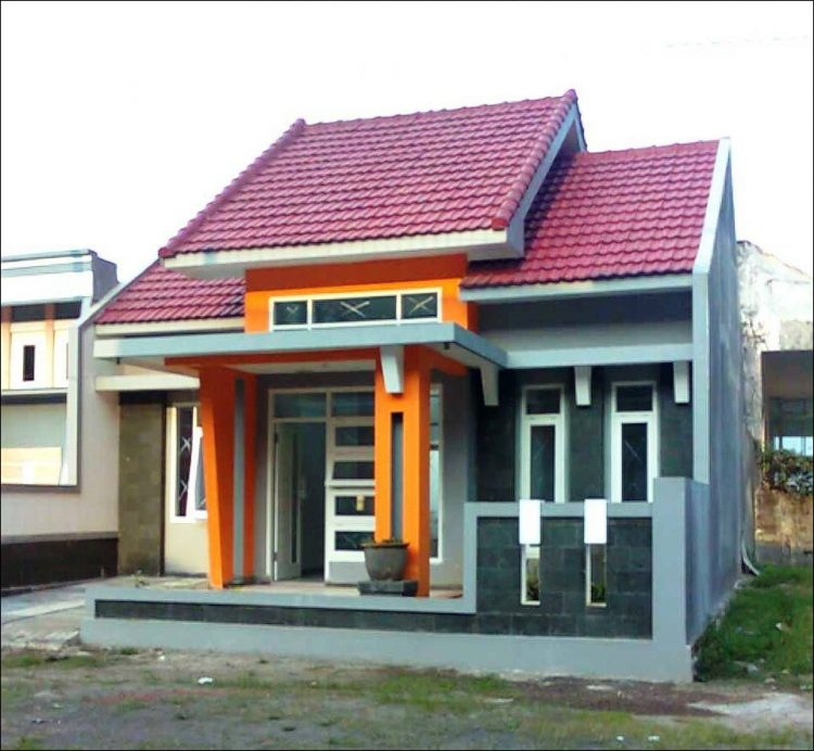 Model Atap Rumah miring Sederhana