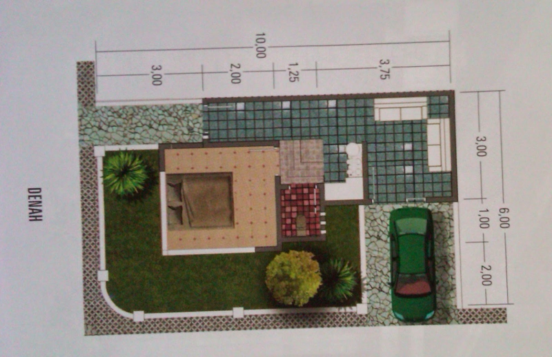 Sketsa Desain Rumah Hook Type 36