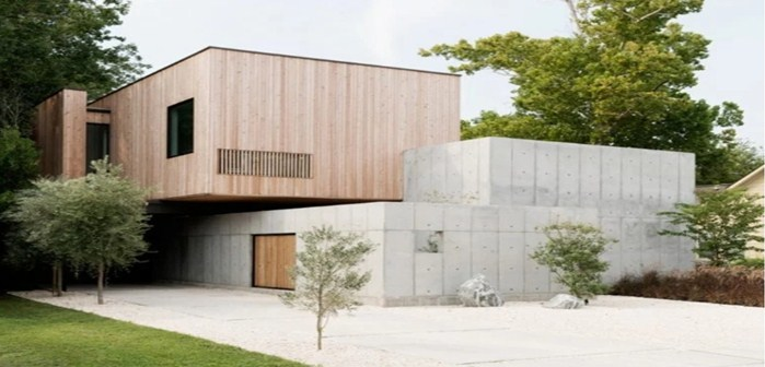 Desain Rumah concrete box, huniam impian berbahan beton