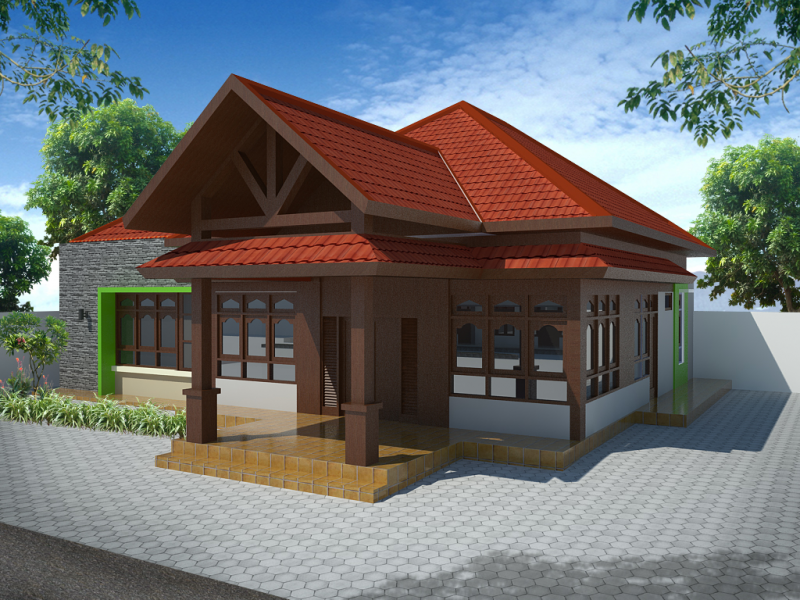 Desain Rumah Kampung Jawa Baru