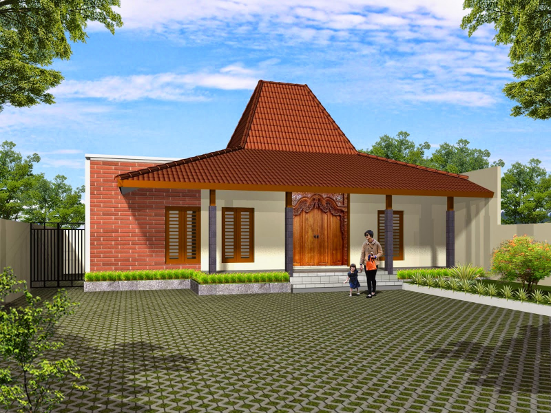 Desain Rumah Kampung Jawa Terkini