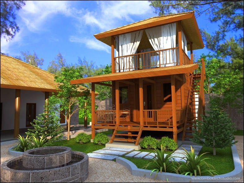 Sketsa Desain Rumah Kampung Jawa