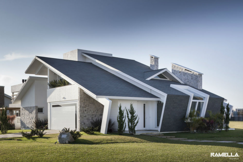 Desain Rumah 3 kamar Atap Miring
