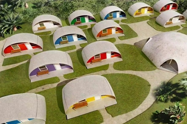Rumah Kecil Bergaya Kubah