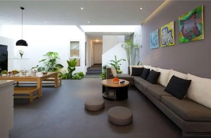 Rumah Kebun Sederhana Dalam Ruangan