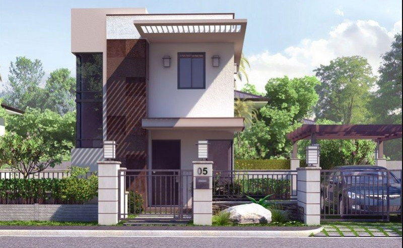 Ide Desain Rumah Kecil 2 Lantai