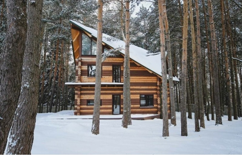 Rumah Kayu Unik Bergaya Kanada