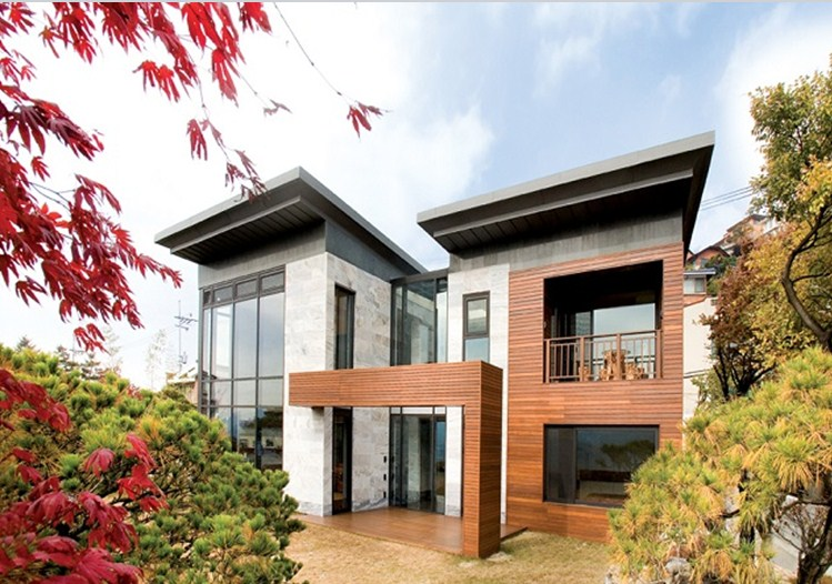 Desain Rumah Ala Korea Teras Unik