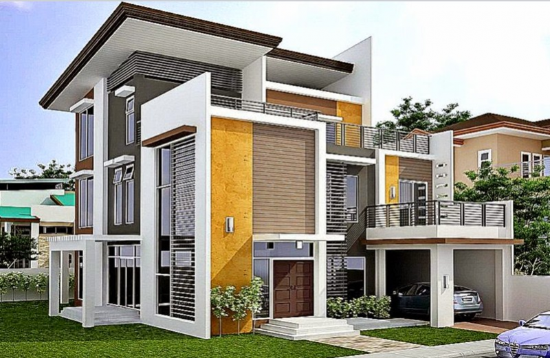 Desain Rumah Keren 3 Lantai Modern
