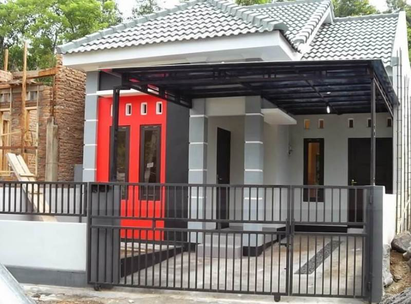 Contoh Atap Teras baja ringan