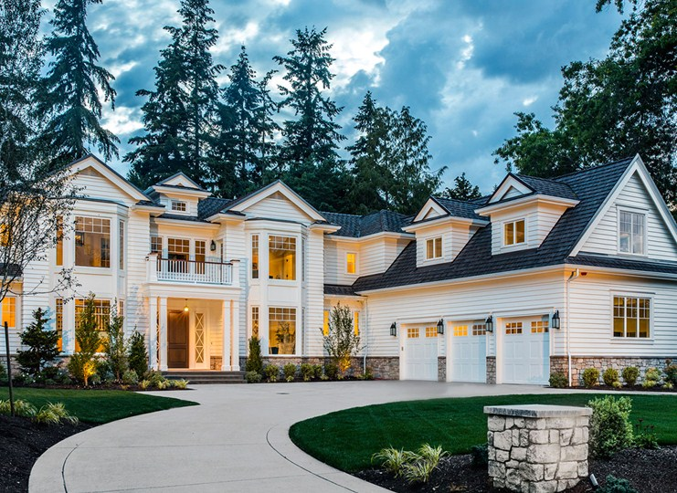Desain Rumah Klasik Modern 2 Lantai Gambar