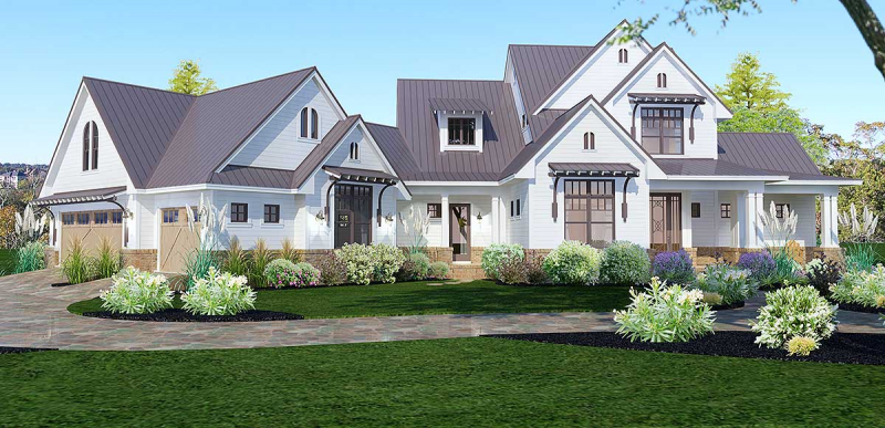Desain Rumah Klasik Modern 2 Lantai Terupdate