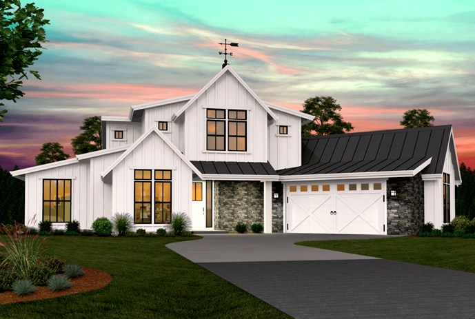 Desain Rumah Klasik Modern 2 Lantai