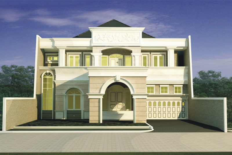 Desain Rumah Klasik Modern Terupdate