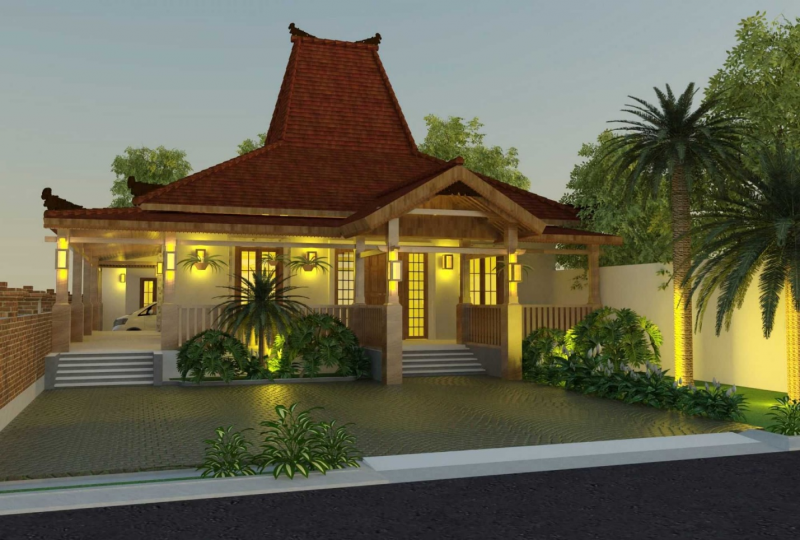 Desain Rumah Klasik Jawa Baru