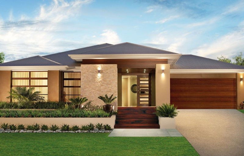 Desain Rumah Klasik Modern 1 Lantai Renovasi