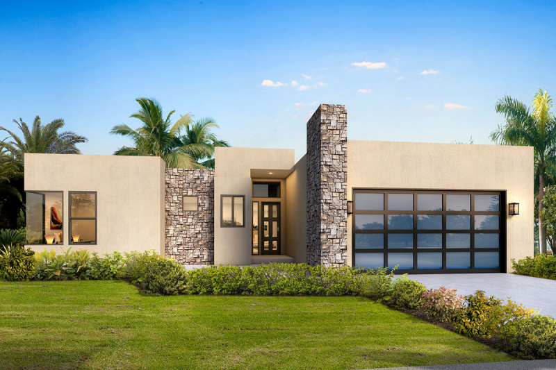 Desain Rumah Klasik Modern 1 Lantai Gambar