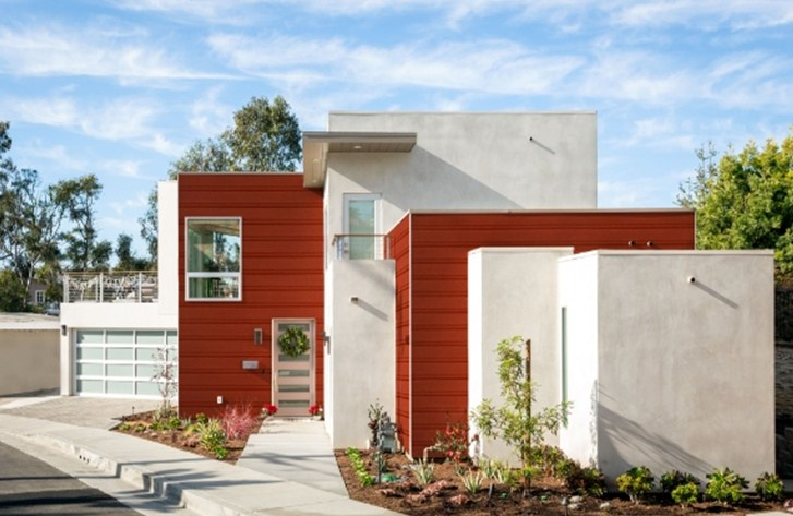 Desain rumah kontruksi baja minimalis kotak