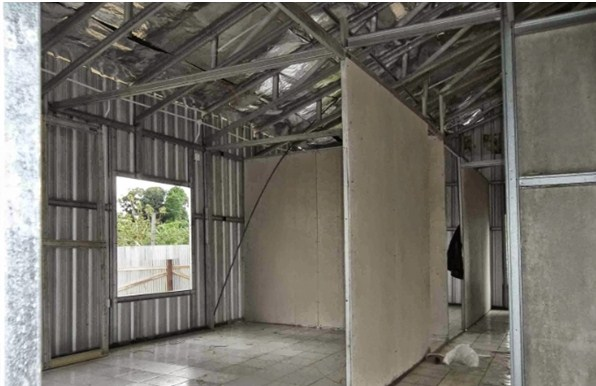 Rumah baja ringan sederhana