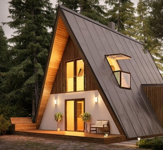 Rumah desain A-Frame