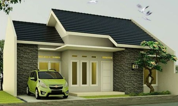 Desain rumah kontrakan type 70