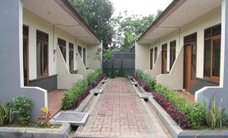 Desain Rumah kontrakan dengan sekat
