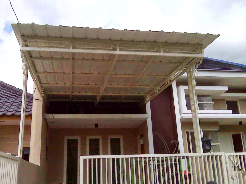 Desain rumah minimalis atap spandek
