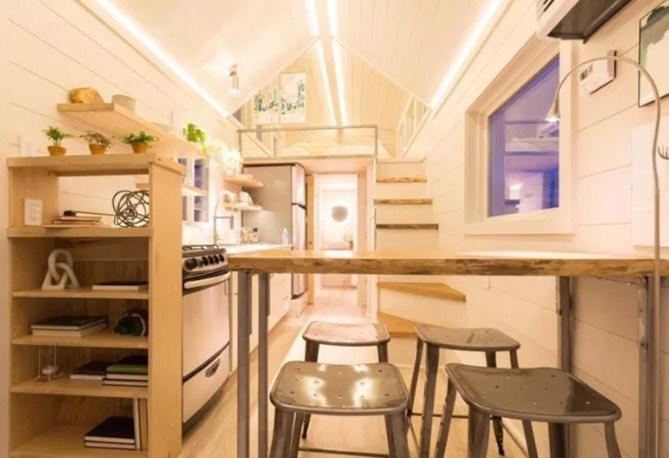 Desain rumah kayu dapat berpindah tempat