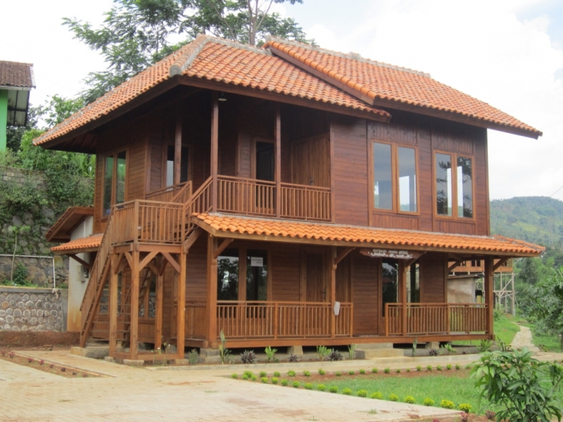 Desain Rumah Kayu Mungil Terupdate