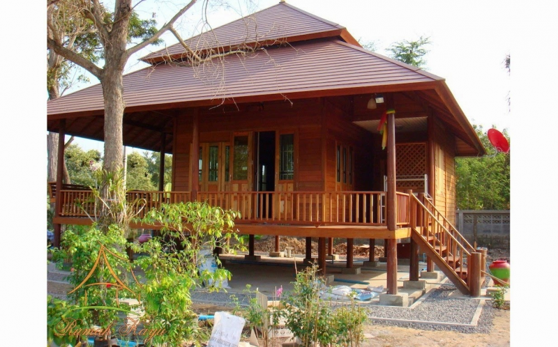 Desain Rumah Kayu Modern Foto