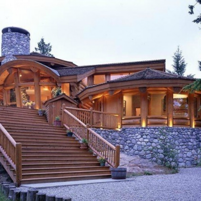 Desain Rumah Kayu Modern Terupdate