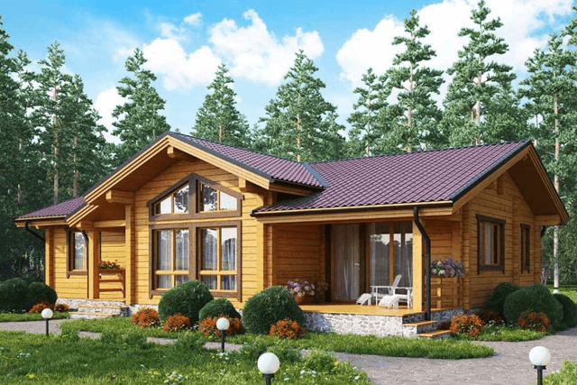 Foto Desain Rumah Kayu Modern