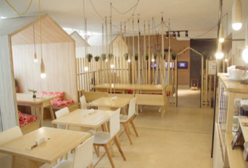 Dekorasi Cafe Klasik Modern