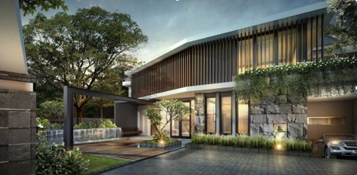 Desain Rumah Masa Kini Contoh