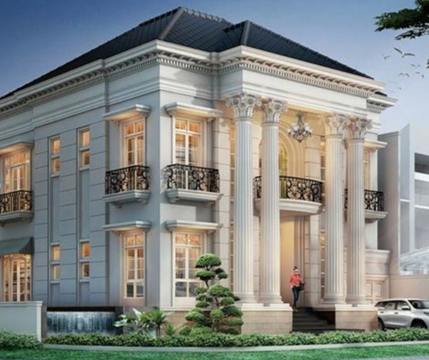 Desain Rumah Mediterania Gambar