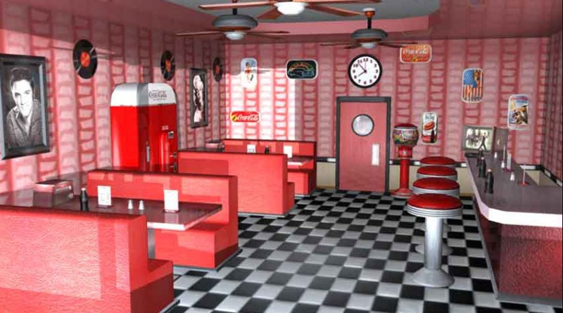 Gambar desain cafe sederhana