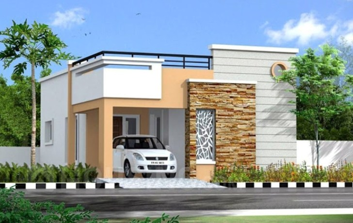 Desain Rumah Mewah 1 Lantai Keren