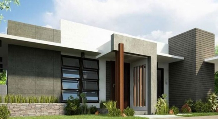 Desain Rumah Mewah 1 Lantai Menggunakan Material Yang Tepat