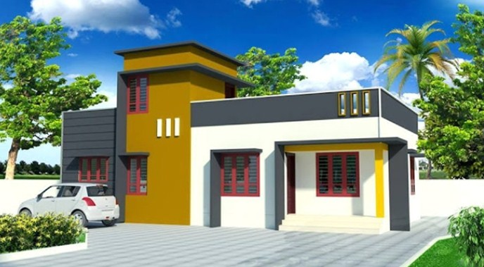 Desain Rumah Mewah 1 Lantai Terbaik