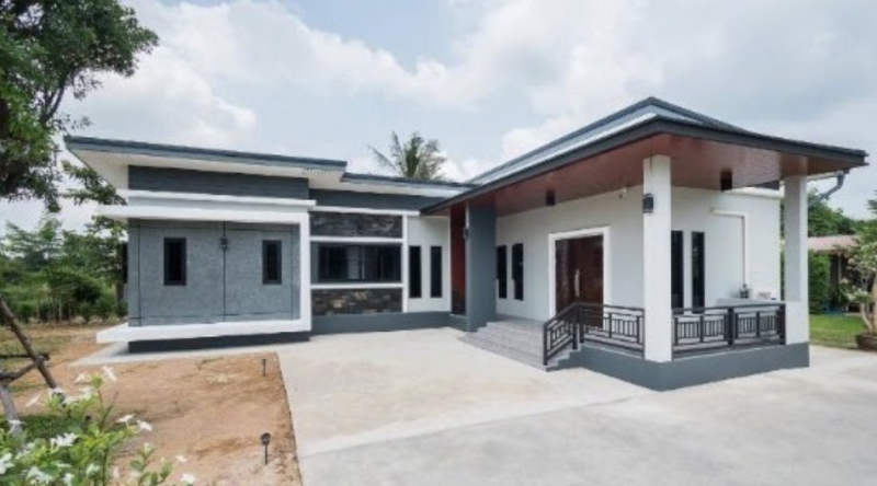 Ide Desain Rumah Leter l 3 Kamar