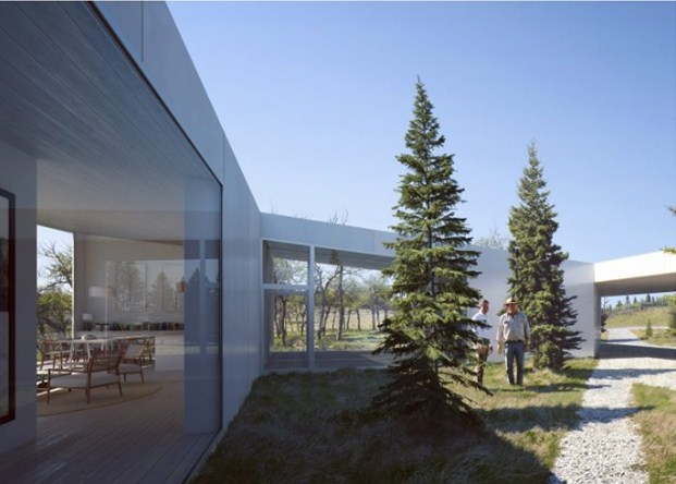 Sketsa Desain Rumah Leter l 3 Kamar