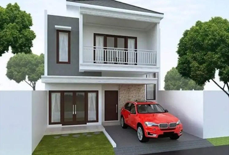 Desain Rumah Lantai 2 Minimalis Baru